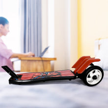 Basic Kids Ride On Leg Push Scooter for Boys and Girls (4 - 8 Years Old Kids) Foldable Scooter Cycle with Height Adjustment for Boys and Girls Multicolor (1 Pc / 3 Wheel)