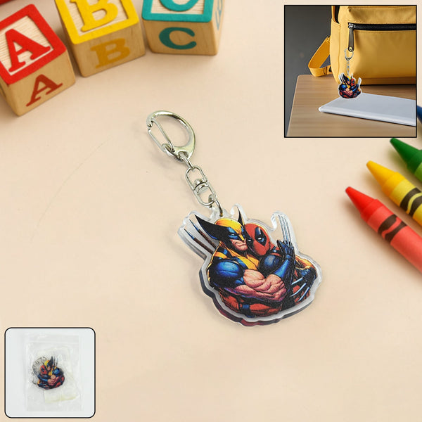 Acrylic Cartoon Character Keychain 